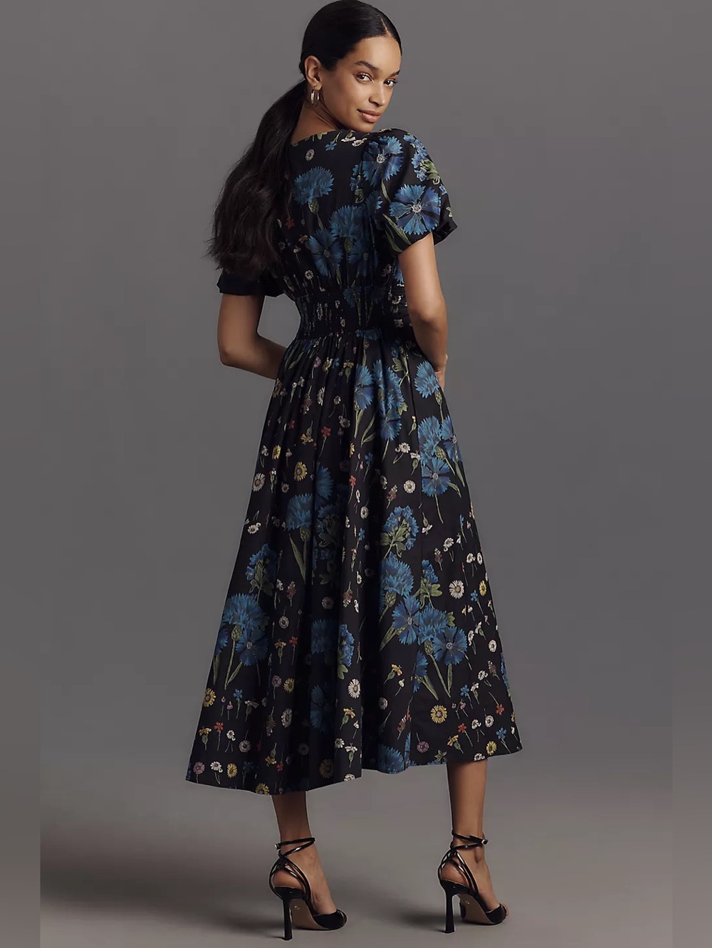 NWT Size XXSP- The Katerina Button-Front Cotton Midi Dress (US$ 178) - Picture 7 of 16